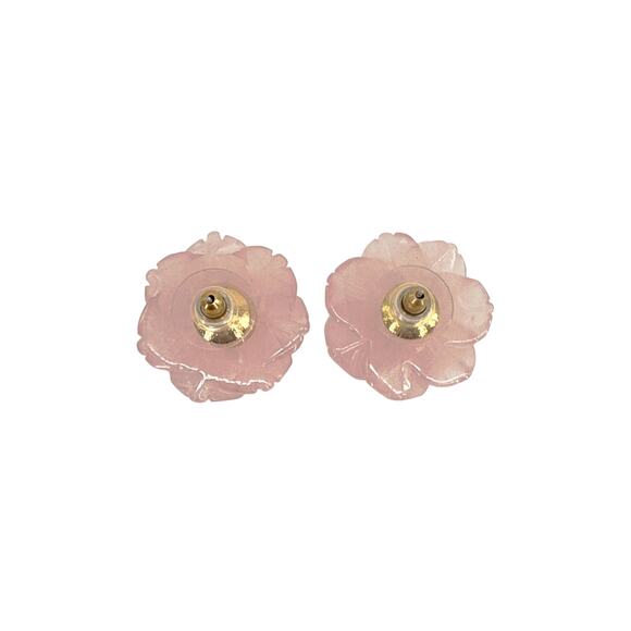 JENNIFER BEHR Wynne Earrings in Rose Quartz - Picture 9 of 11